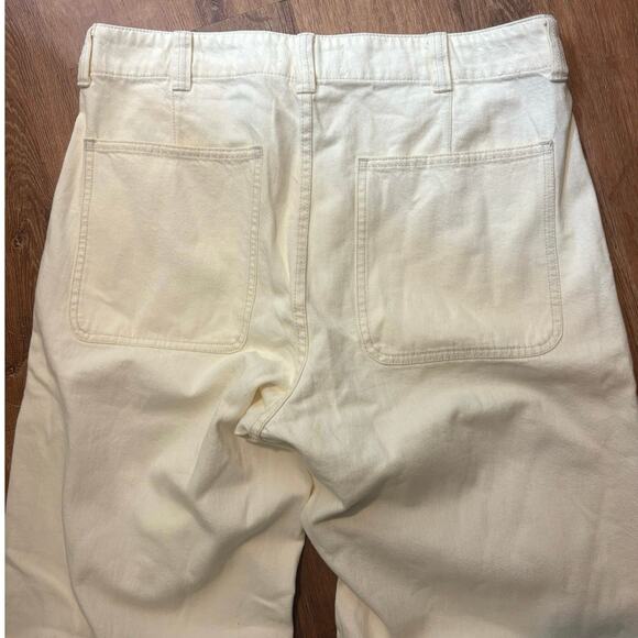 NWT Madewell Patch Pocket Jeans in Summer Denim In Ecru Size 32x32 - Picture 7 of 10